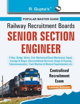 Paperback Rrb: Senior Section Engineer Centralised Recruitment Exam Guide Book