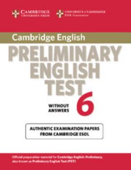 Paperback Cambridge Preliminary English Test 6 Book