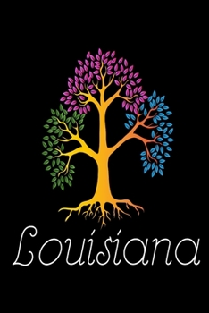 Paperback Louisiana: Tree Of Life LA US Home State Gift Sketchbook Book