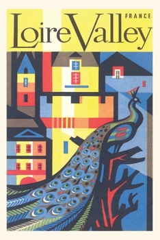 Paperback Vintage Journal Loire Valley Travel Poster Book