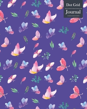 Dot Grid Journal: Notebook Planner with Unique Butterflies Themed Cover Design