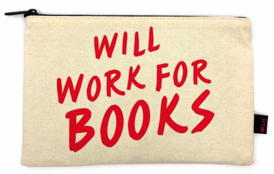 Misc. Supplies Will Work for Books Pencil Pouch Book