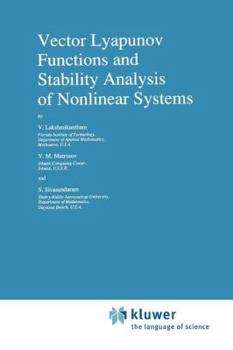 Paperback Vector Lyapunov Functions and Stability Analysis of Nonlinear Systems Book