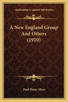 Paperback A New England Group And Others (1910) Book
