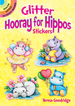 Paperback Glitter Hooray for Hippos Stickers Book