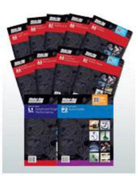 Paperback ASE Study Guide & Practice Test Bundle: A Series, L1, P2 Certification (Motor Age) by Motor Age Staff (2013-08-02) Book