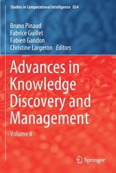 Paperback Advances in Knowledge Discovery and Management: Volume 8 Book