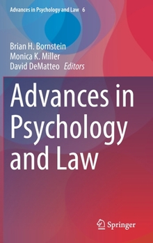 Hardcover Advances in Psychology and Law Book