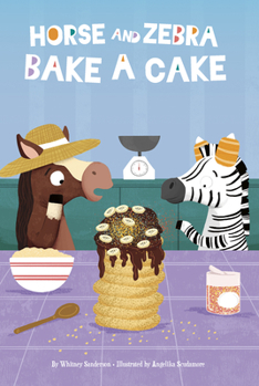 Paperback Horse and Zebra Bake a Cake Book