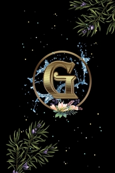 Paperback G: Initial Monogram Letter G College Ruled Notebook. Amazing Medium Lined Journal Notebook / Diary / Christmas & Birthday Book