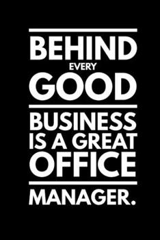 Paperback Office Manager Appreciation Birthday Gift Blank College Ruled Line Paper Book