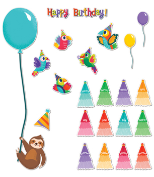 Misc. One World Birthday Mini Bulletin Board Set Book