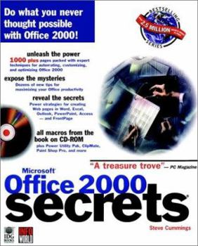 Paperback Microsoft? Office 2000 Secrets? [With *] Book