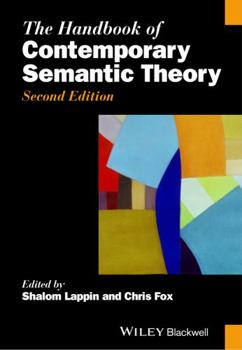 Hardcover The Handbook of Contemporary Semantic Theory Book
