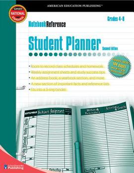 Paperback Student Planner, Grades 4 - 8: Second Edition Book
