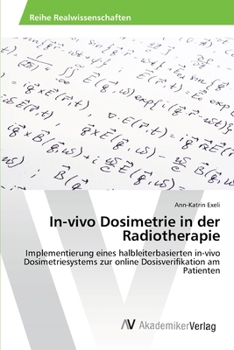 Paperback In-vivo Dosimetrie in der Radiotherapie [German] Book