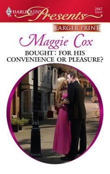 Mass Market Paperback Bought: For His Convenience or Pleasure? [Large Print] Book