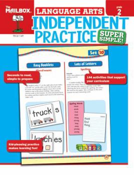 Paperback Super Simple Independent Practice: Language Arts (Gr.2) Book