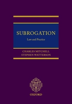 Hardcover Subrogation: Law and Practice Book