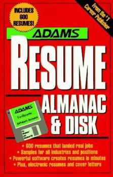 Paperback Adams Resume Almanac with Disk Book