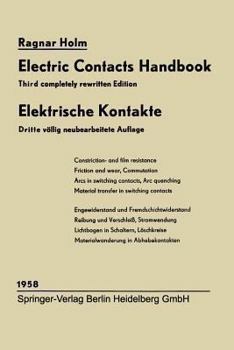 Paperback Elektrische Kontakte / Electric Contacts Handbook [German] Book