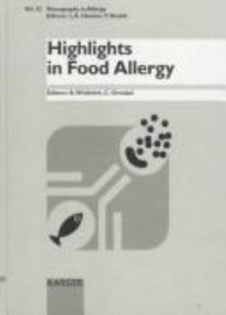 Hardcover Highlights in Food Allergy: 6th International Symposium on Immunological and Clinical Problems of Food Allergy, Lugano/Switzerland, September 24-26, 1996 (Monographs in Allergy) Book