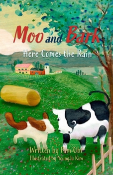 Paperback Moo and Bark- Here comes the rain Book