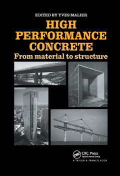 Paperback High Performance Concrete: From Material to Structure Book