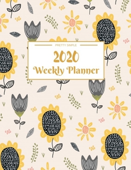 Weekly Planner 2020: Year At A Glance And Vertical Dated Pages 8.5 x 11 inches 120 pages