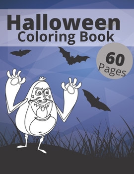 Paperback Halloween Coloring Book: Boys and Girls Funny Coloring Book