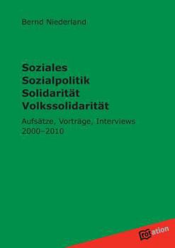 Paperback Soziales Sozialpolitik Solidaritat Volkssolidaritat [German] Book