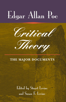 Hardcover Poe's Critical Theory: The Major Documents Book