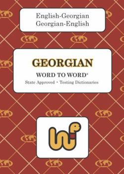 Paperback Georgian Word to Word? Bilingual Dictionary Book