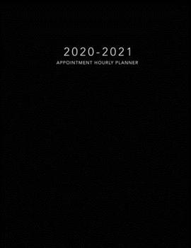 Paperback 2020-2021 18 Month Planner July 2020-December 2021: Black Color Cover - 2020-2021 Appointment Hourly Planner - Daily Weekly Appointment book 15 Minute Book