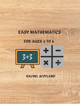 Paperback easy mathematics for ages 4 to 6 years [Large Print] Book