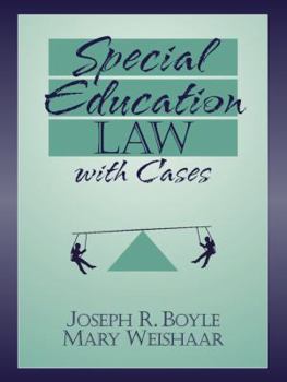Paperback Special Education Law with Cases Book