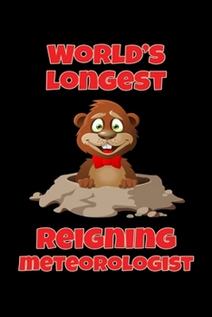 Paperback World's Longest Reigning Meteorologist: Dream Journal - 6"x9" - 120 pages - Dream Recording Notebook - Matte Cover Book