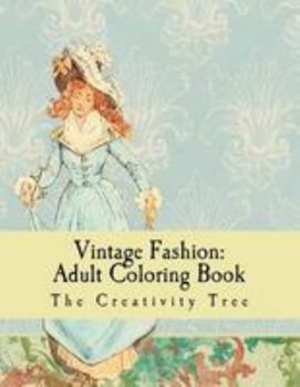 Paperback Vintage Fashion: Adult Coloring Book