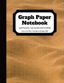 Paperback Graph Paper Notebook: Graph paper pages and White Paper Squared Graphing Paper Quad Ruled 5 squares per inch 100 pages 8.5 x 11 in. Book