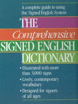 Hardcover The Comprehensive Signed English Dictionary Book