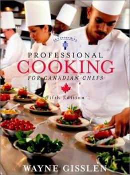 Hardcover Professional Cooking Canadian Chefs Version W/CD-ROM Book