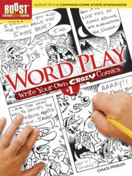 Paperback Boost Word Play: Write Your Own Crazy Comics #1 Book