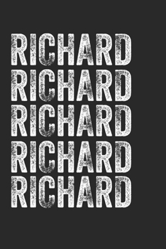 Paperback Name RICHARD Journal Customized Gift For RICHARD A beautiful personalized: Lined Notebook / Journal Gift, Notebook for RICHARD,120 Pages, 6 x 9 inches Book