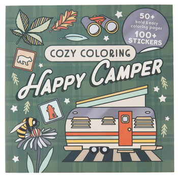 Paperback Cozy Coloring Happy Camper Book