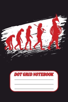 Paperback Dot Grid Notebook: Blank Journal With Dotted Grid Paper - Evolution Of A Tuba Player Book