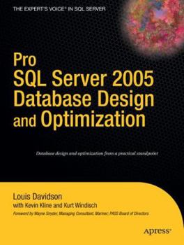 Paperback Pro SQL Server 2005 Database Design and Optimization Book