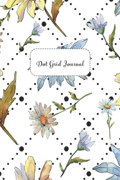 Paperback Dot Grid Journal: Watercolor Flower Trellis Book