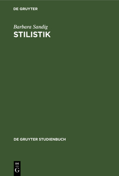 Hardcover Stilistik [German] Book