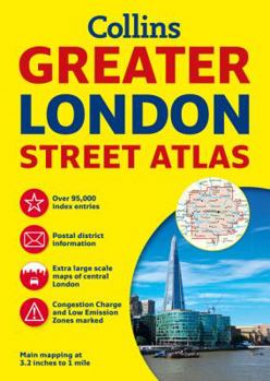 Paperback Collins Greater London Street Atlas: Comprehensive Edition Book