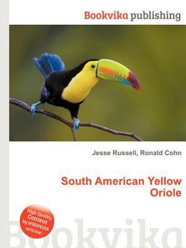Paperback South American Yellow Oriole Book